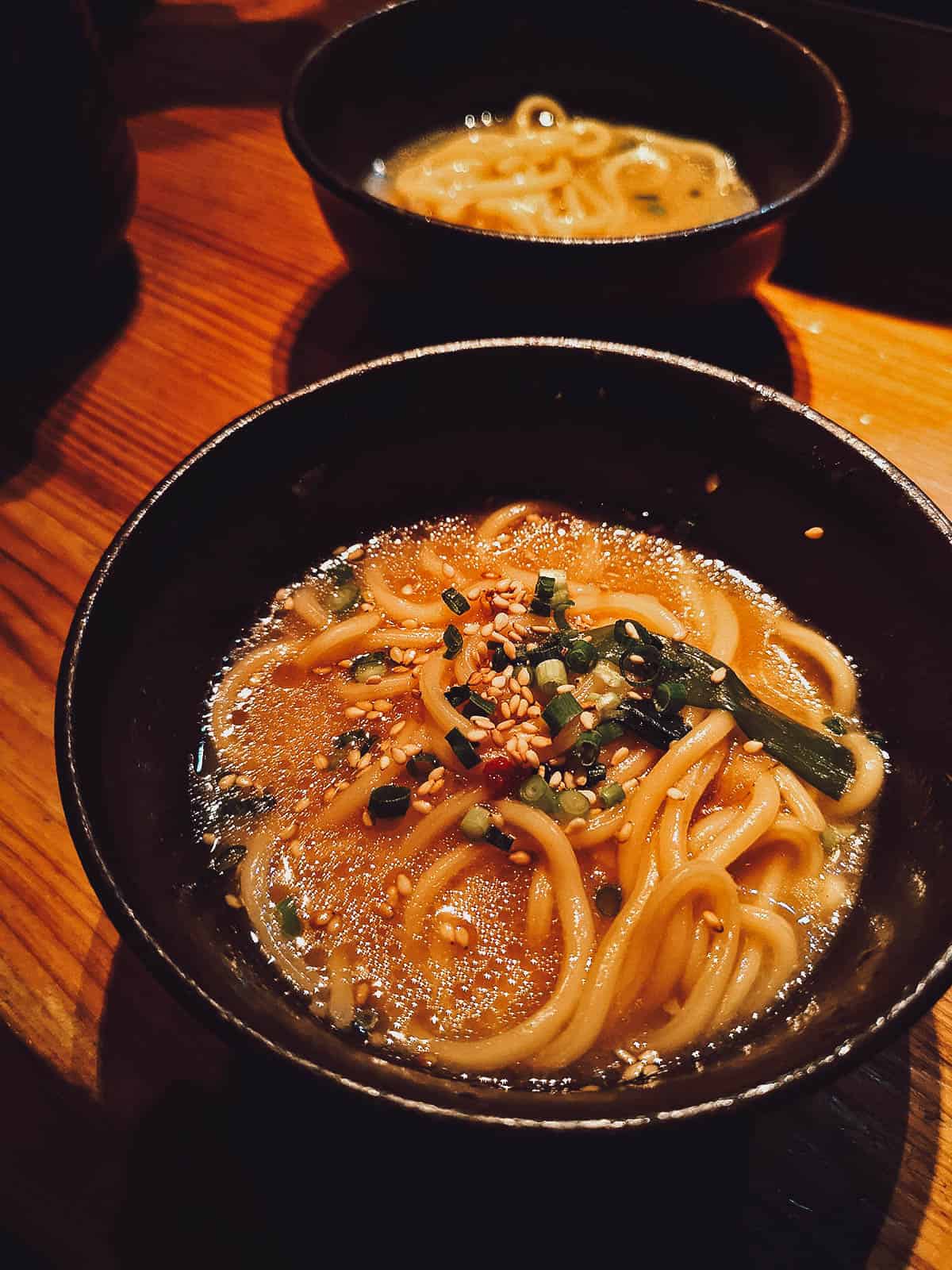 Champon noodles at Yamaya in Tokyo, Japan
