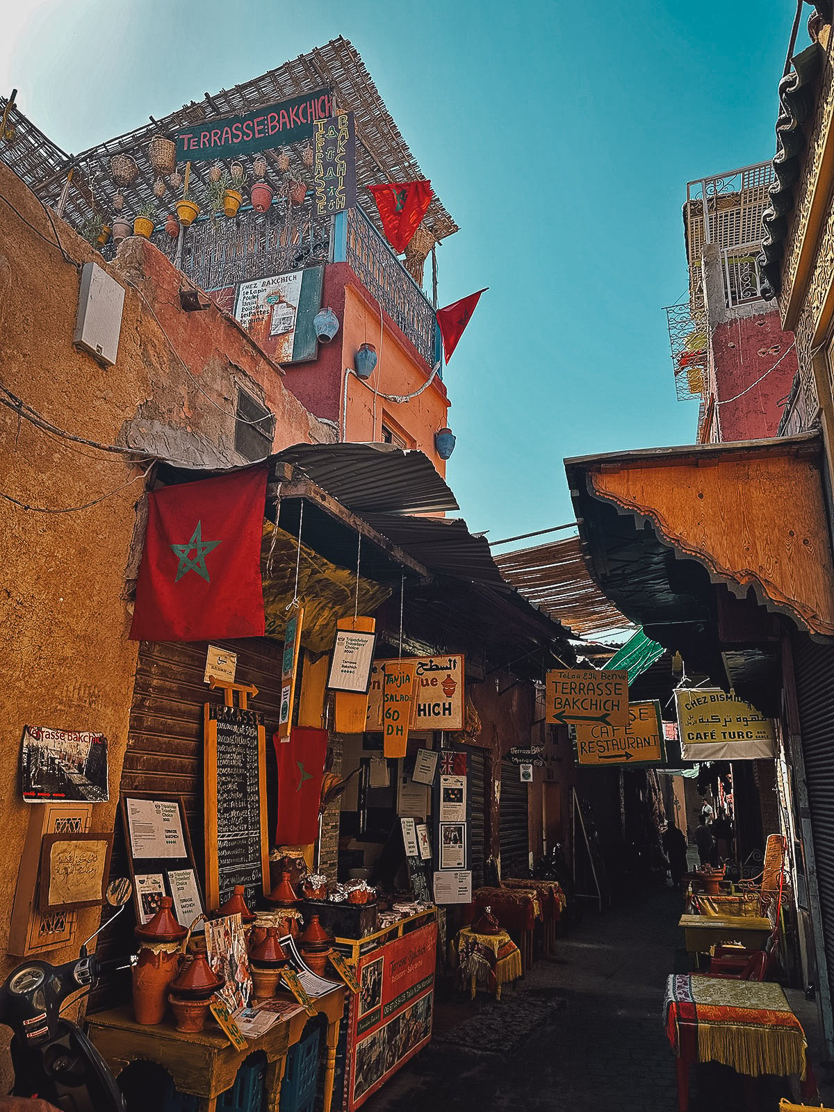 Terrasse Bakchich in Marrakesh, Morocco